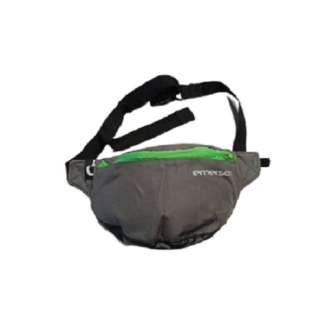 WAIST BAG WBE0002 GREY/GREEN