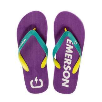 MENS FLIP FLOPS 191.EM95.03 PURPLE/GREEN/YELLOW