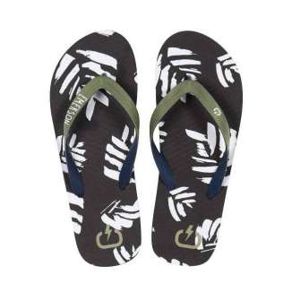 MENS FLIP FLOPS 181.EM95.13 BLACK/OLIVE/NAVY