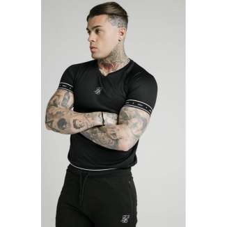 SikSilk Tee SS-16947 BLACK