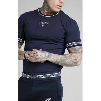 SikSilk Tee SS-17294 NAVY