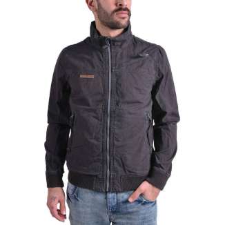 Cotton bomber jacket SMR1706C BLACK