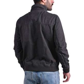 Cotton bomber jacket SMR1706C BLACK