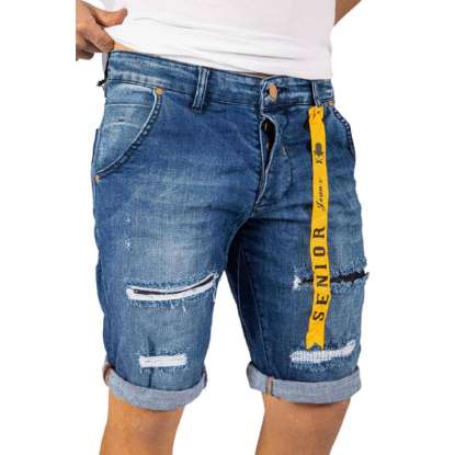 SENIOR DENIM SHORT PANTS 305 BLUE
