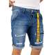 SENIOR DENIM SHORT PANTS 305 BLUE