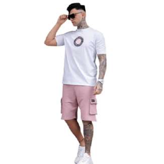 HENRY CARGO SHORTS 6-050 PINK