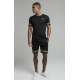 SikSilk Relaxed Mesh Bound Shorts SS-19311 BLACK/GOLD