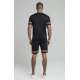 SikSilk Relaxed Mesh Bound Shorts SS-19311 BLACK/GOLD