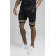 SikSilk Relaxed Mesh Bound Shorts SS-19311 BLACK/GOLD