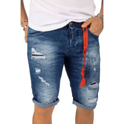 SENIOR DENIM SHORT PANTS 317 BLUE