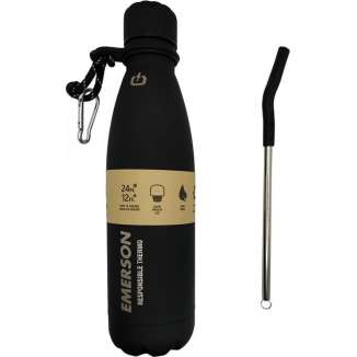 500ML DOUBLE WALL VACUUM BOTTLE 211.EU99.02 BLACK