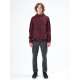 HOODED BONDED BOMBER JACKET 212.EM11.71 WINE