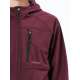 HOODED BONDED BOMBER JACKET 212.EM11.71 WINE