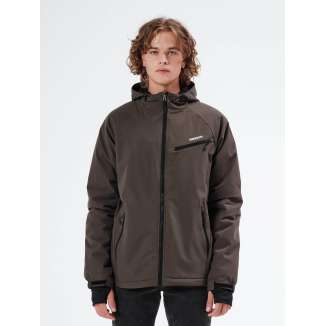 RAGLAN HOODED JACKET 212.EM10.70 KHAKI