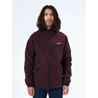 RAGLAN HOODED JACKET 212.EM10.70 BORDEAUX