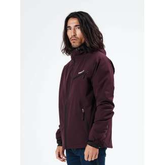 RAGLAN HOODED JACKET 212.EM10.70 BORDEAUX