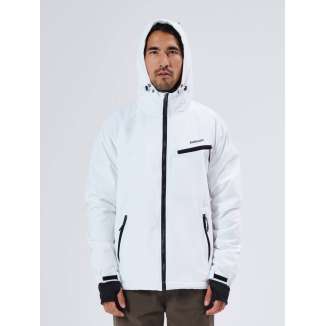 RAGLAN HOODED JACKET 212.EM10.70 WHITE