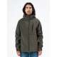 DETACHABLE HOOD BONDED JACKET 212.EM11.42 ARMY GREEN
