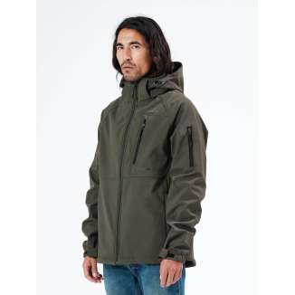 DETACHABLE HOOD BONDED JACKET 212.EM11.42 ARMY GREEN