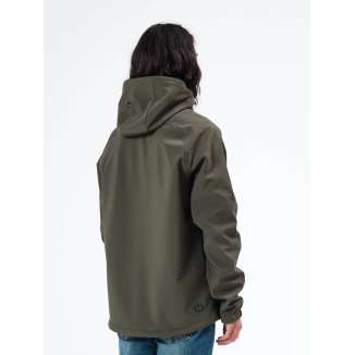 DETACHABLE HOOD BONDED JACKET 212.EM11.42 ARMY GREEN