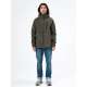 DETACHABLE HOOD BONDED JACKET 212.EM11.42 ARMY GREEN