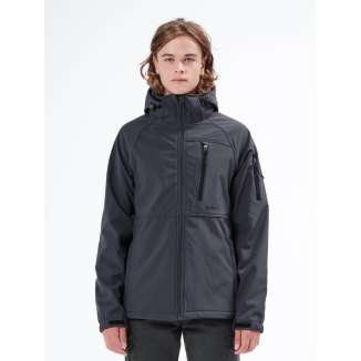 DETACHABLE HOOD BONDED JACKET 212.EM11.42 DARK GREY