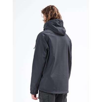 DETACHABLE HOOD BONDED JACKET 212.EM11.42 DARK GREY