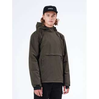 PULLOVER ZIP HOODED JACKET 212.EM10.68 ARMY GREEN