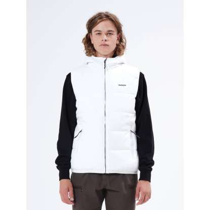 HOODED PUFFER VEST JACKET 212.EM10.149 WHITE