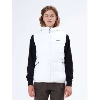 HOODED PUFFER VEST JACKET 212.EM10.149 WHITE