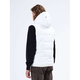 HOODED PUFFER VEST JACKET 212.EM10.149 WHITE