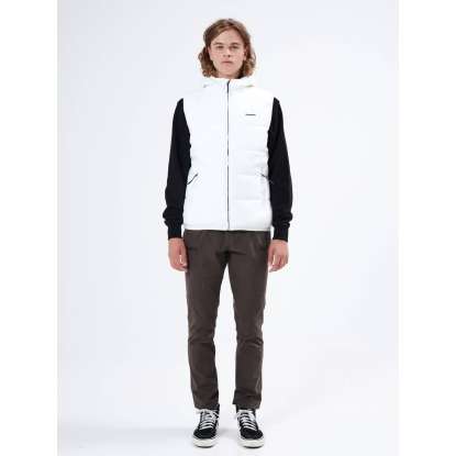 HOODED PUFFER VEST JACKET 212.EM10.149 WHITE