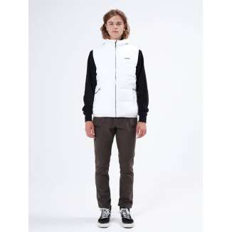 HOODED PUFFER VEST JACKET 212.EM10.149 WHITE