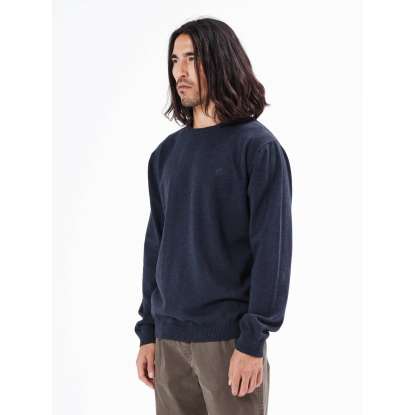 BASIC KNITTED SWEATER 212EM70.90 NAVY