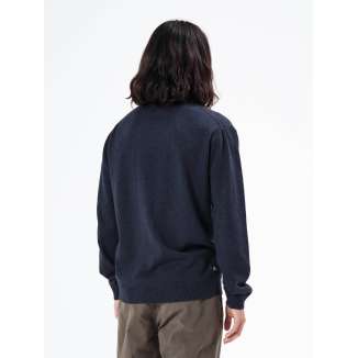 BASIC KNITTED SWEATER 212EM70.90 NAVY
