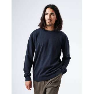 BASIC KNITTED SWEATER 212EM70.90 NAVY