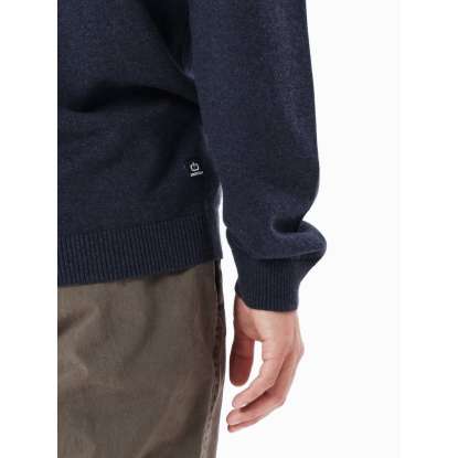 BASIC KNITTED SWEATER 212EM70.90 NAVY