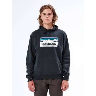 EMERSON LOGO HOODIE 212.EM20.09 FOREST PINE