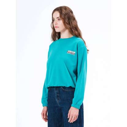 EMERSON SHORT SWEATSHIRT 212.EW20.47 TURQUOISE