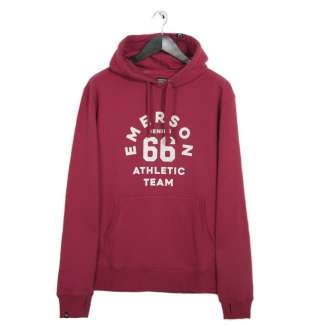 GRAPHIC PRINT HOODIE 182.EM20.18 RED
