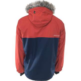 HOODED PULLOVER JACKET MR1323 RED/BLUE