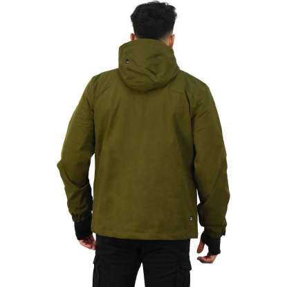 PULLOVER ZIP HOODED JACKET 202.EM10.68 OLIVE