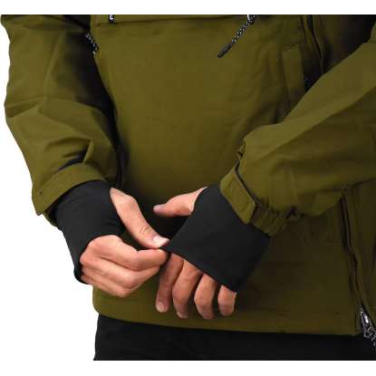 PULLOVER ZIP HOODED JACKET 202.EM10.68 OLIVE