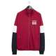 ZIPPER HOODIE 182.EM21.47 RED/WHITE/NAVY
