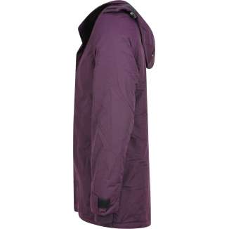 HOODED LONG JACKET 192.BM10.42 WINE