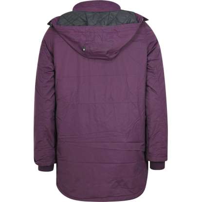 HOODED LONG JACKET 192.BM10.42 WINE