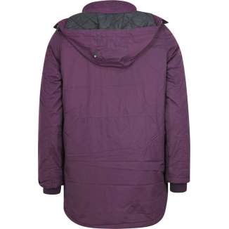 HOODED LONG JACKET 192.BM10.42 WINE