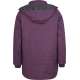 HOODED LONG JACKET 192.BM10.42 WINE