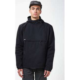 PULLOVER ZIP HOODED JACKET 202.BM10.62 BLACK