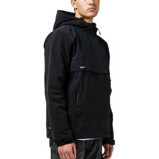 PULLOVER ZIP HOODED JACKET 202.BM10.62 BLACK